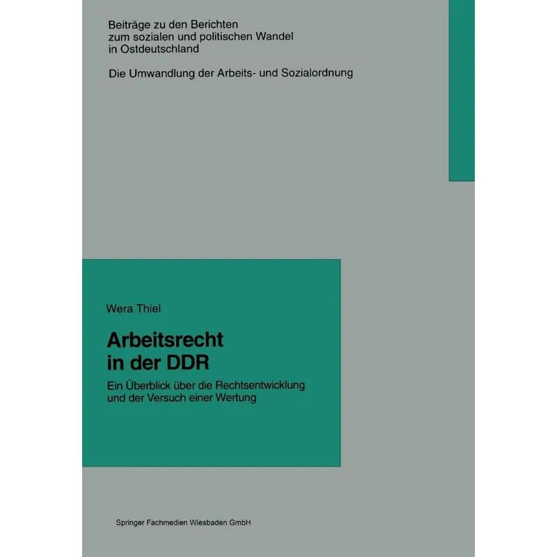 Arbeitsrecht in der DDR