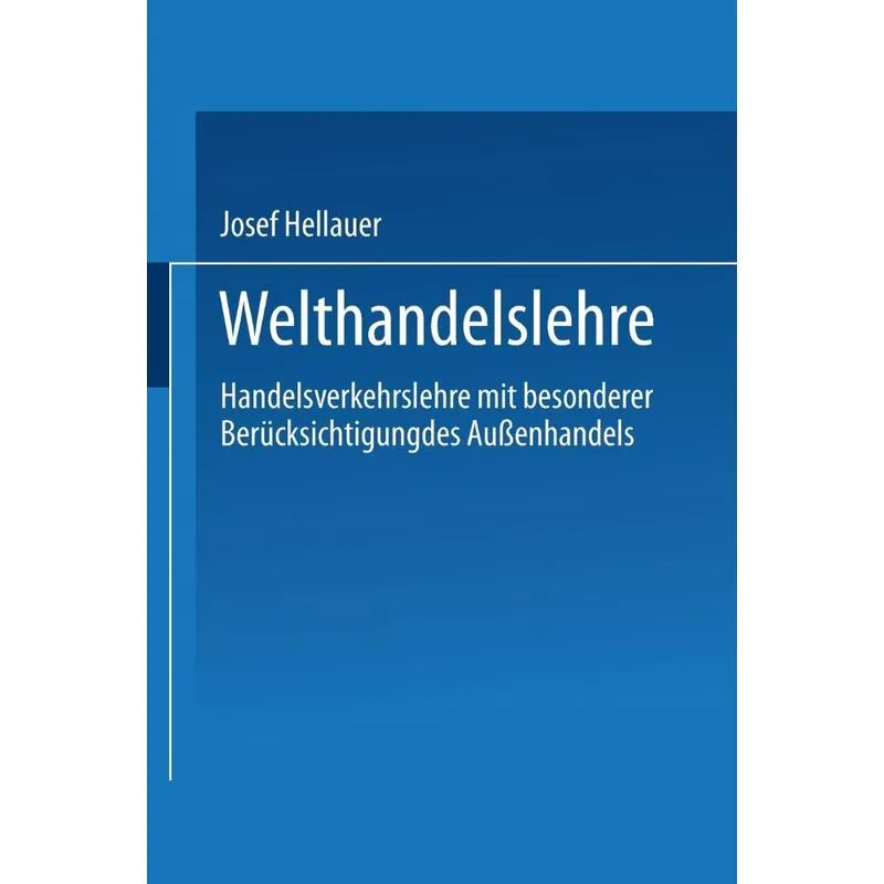 Welthandelslehre