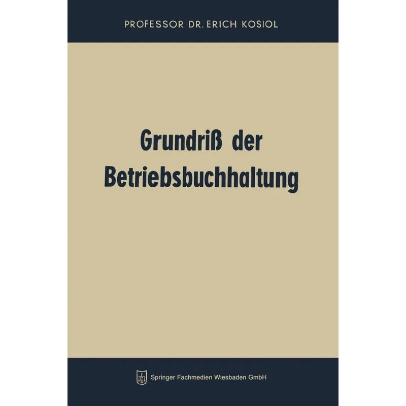 Grundriss Der Betriebsbuchhaltung