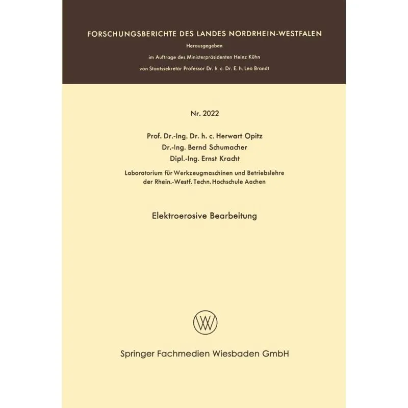 Elektroerosive Bearbeitung