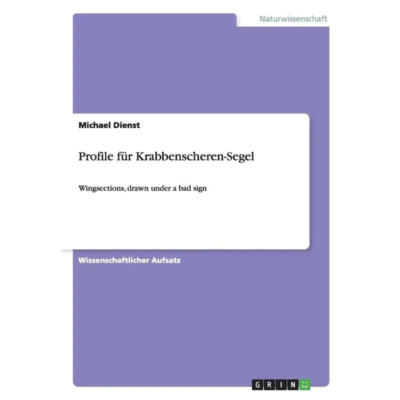 Profile für Krabbenscheren-Segel