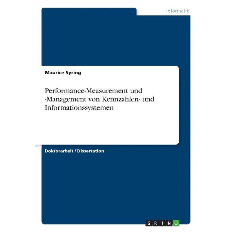 Performance-Measurement und -Management von Kennzahlen- und