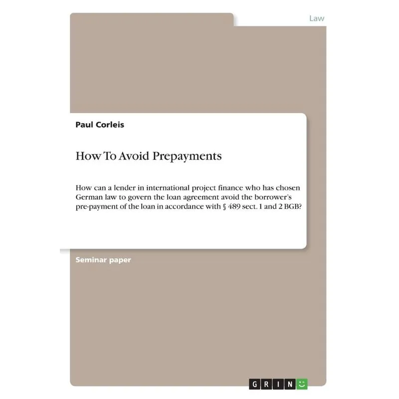 How To Avoid Prepayments
