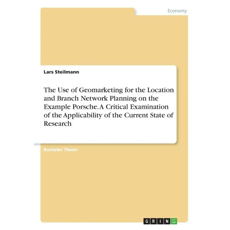 The Use of Geomarketing for the Location and Branch Network