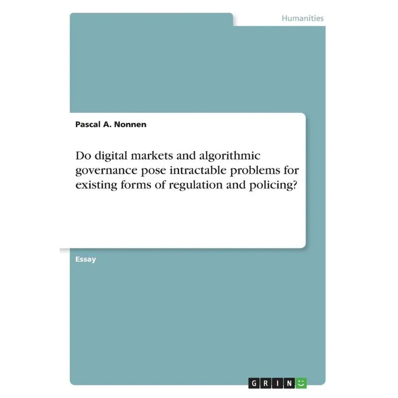 Do digital markets and algorithmic governance pose intracta