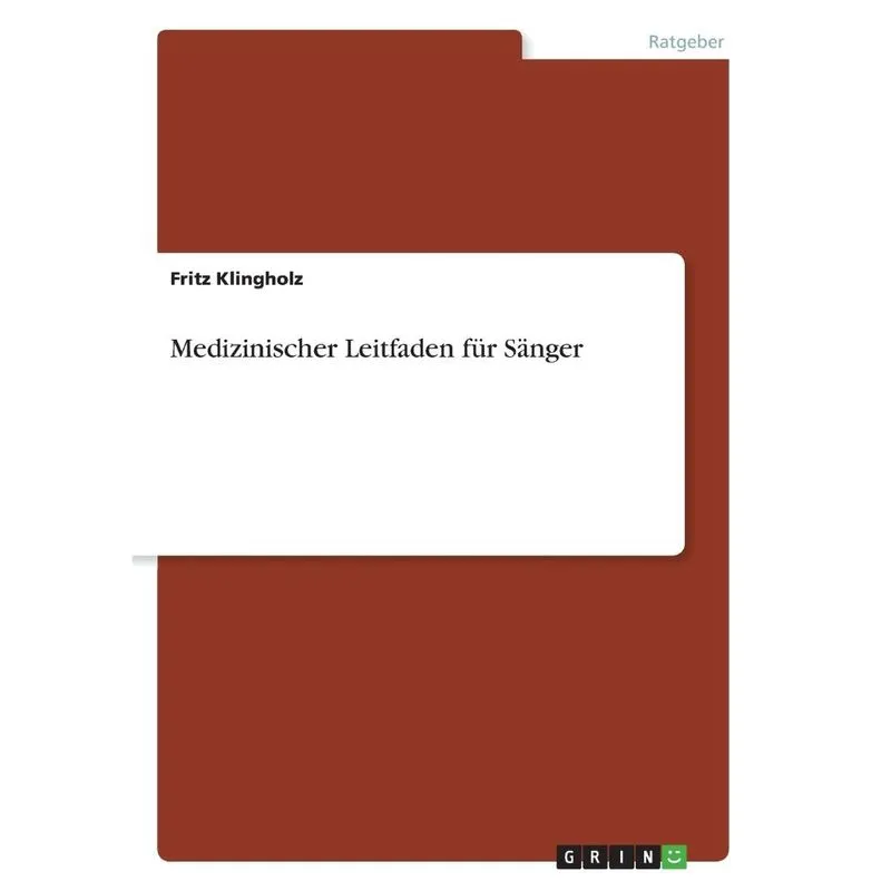 Medizinischer Leitfaden für Sänger