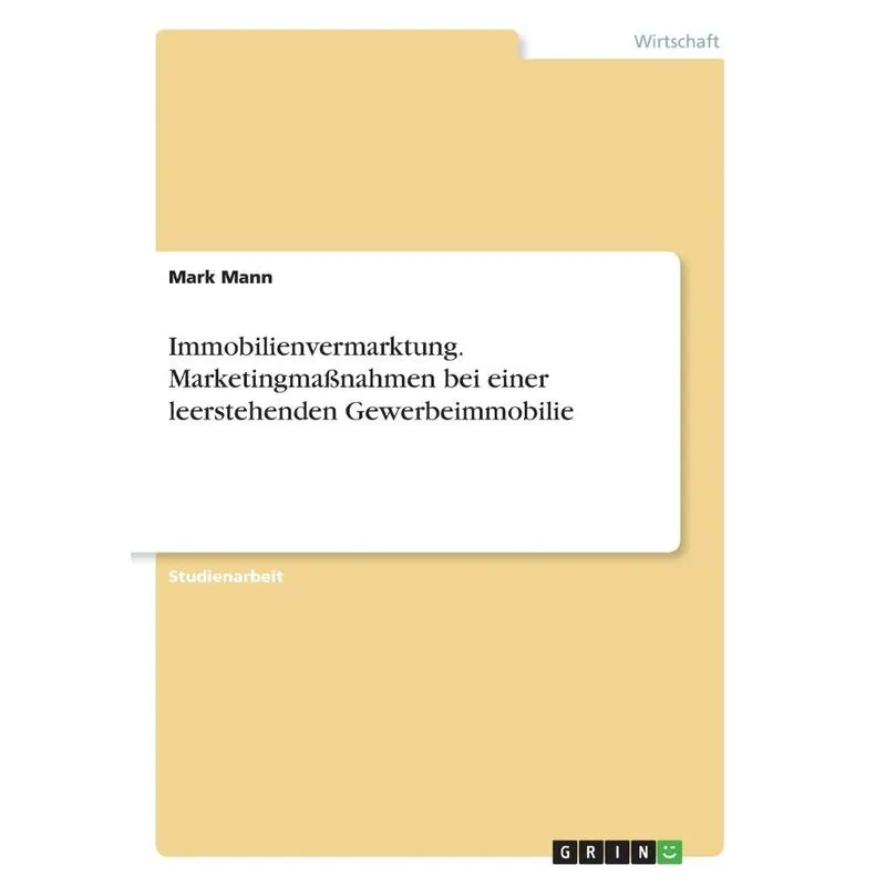 Immobilienvermarktung. Marketingmaßnahmen bei einer leerste