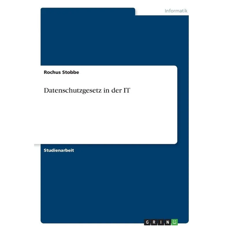 Datenschutzgesetz in der IT