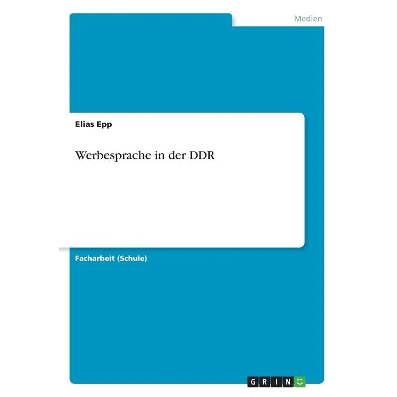 Werbesprache in der DDR