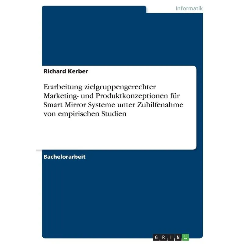Erarbeitung zielgruppengerechter Marketing- und Produktkonz