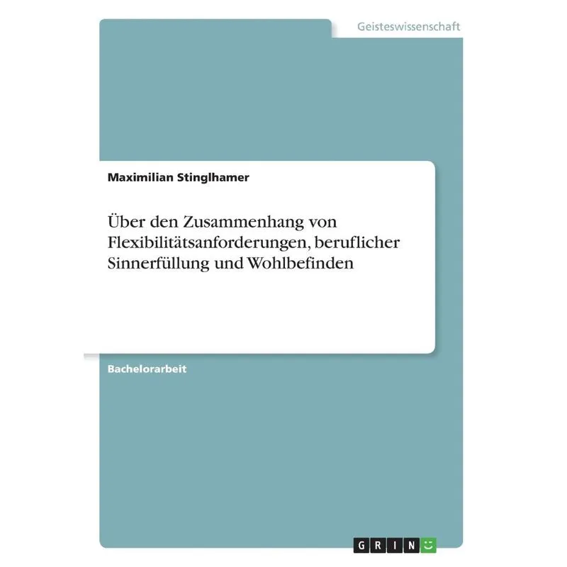 Über den Zusammenhang von Flexibilitätsanforderungen, beruf