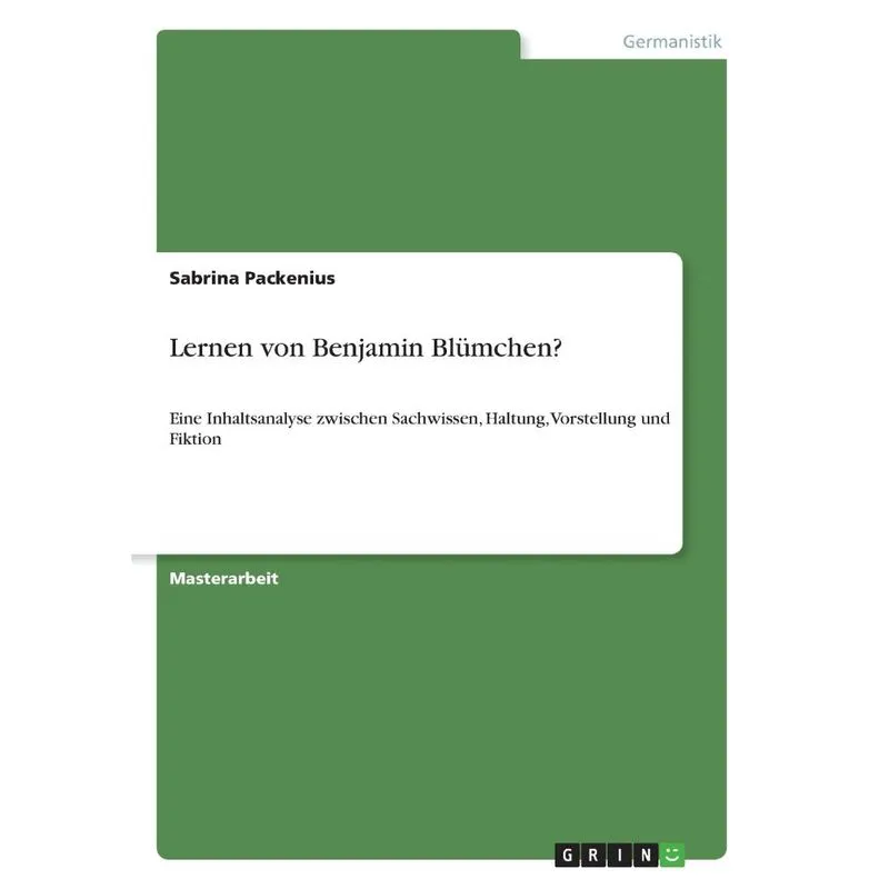 Lernen von Benjamin Blümchen?