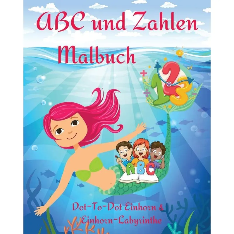 ABC und Zahlen Malbuch
