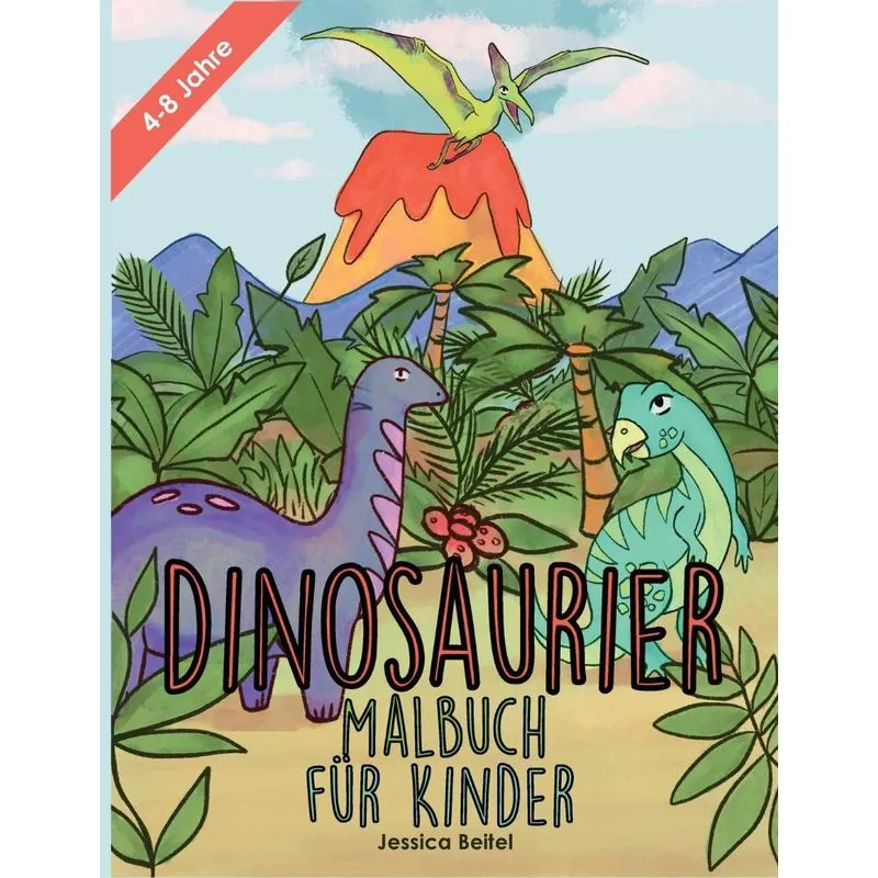 Dinosaurier Malbuch für Kinder