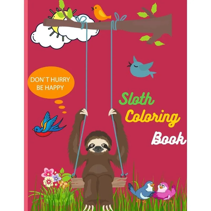 Sloth Coloring Book