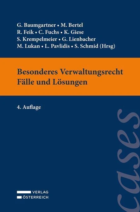 Besonderes Verwaltungsrecht - Fälle und Lösungen