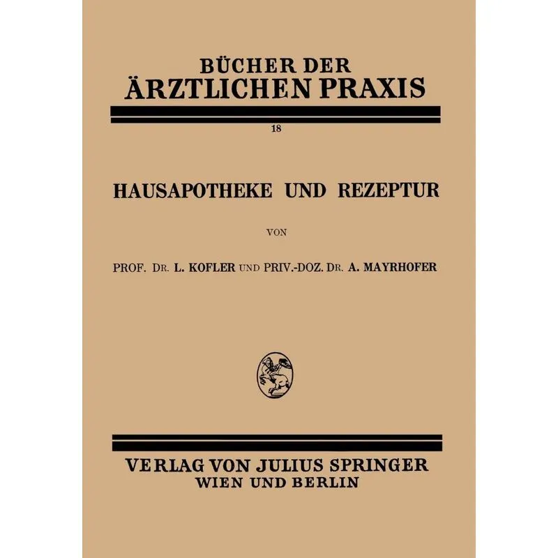 Hausapotheke und Rezeptur