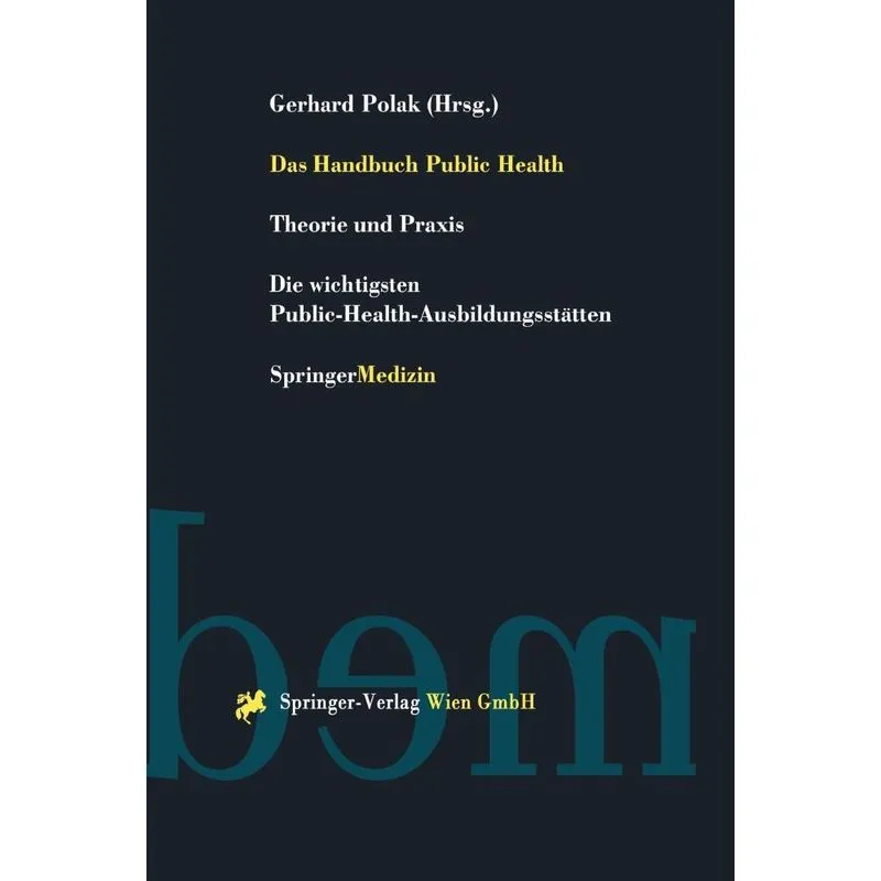 Das Handbuch Public Health