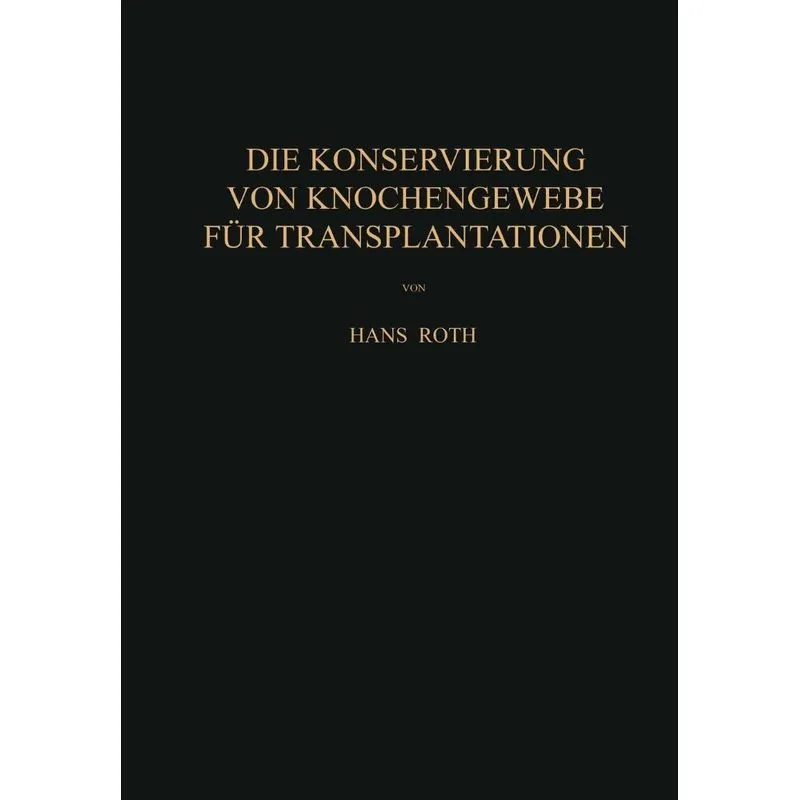Die Konservierung von Knochengewebe für Transplantationen