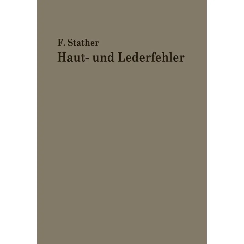 Haut- und Lederfehler