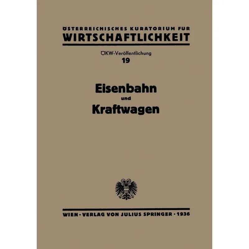 Eisenbahn und Kraftwagen