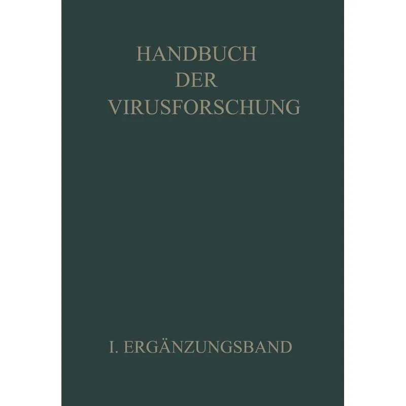 Handbuch der Virusforschung