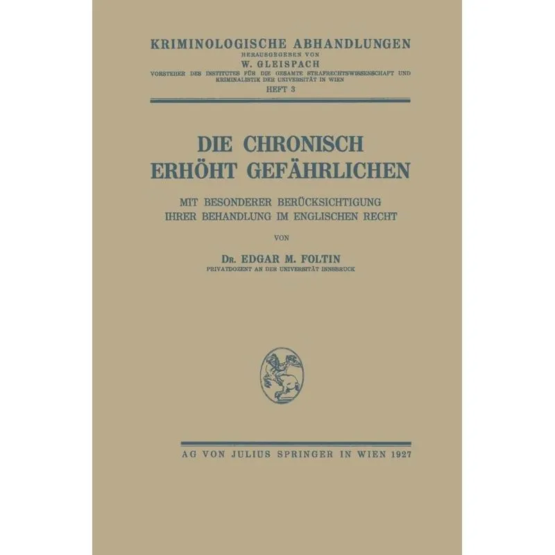 Die Chronisch Erhöht Gefährlichen