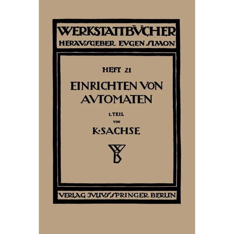 Das Einrichten Von Automaten