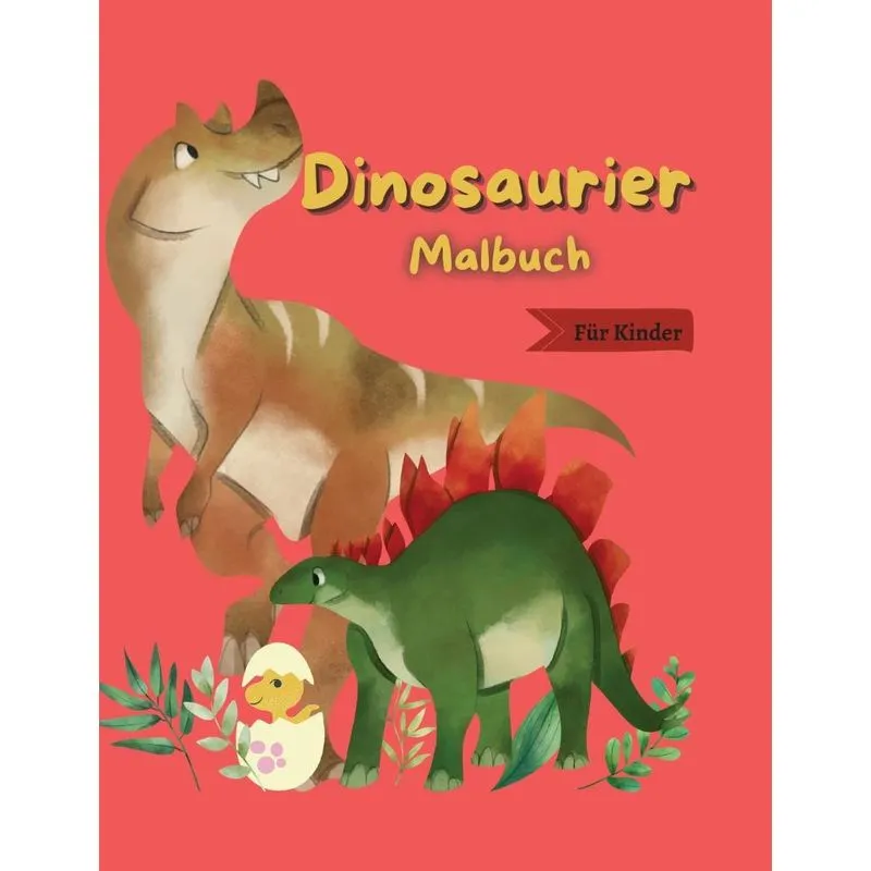 Dinosaurier Malbuch