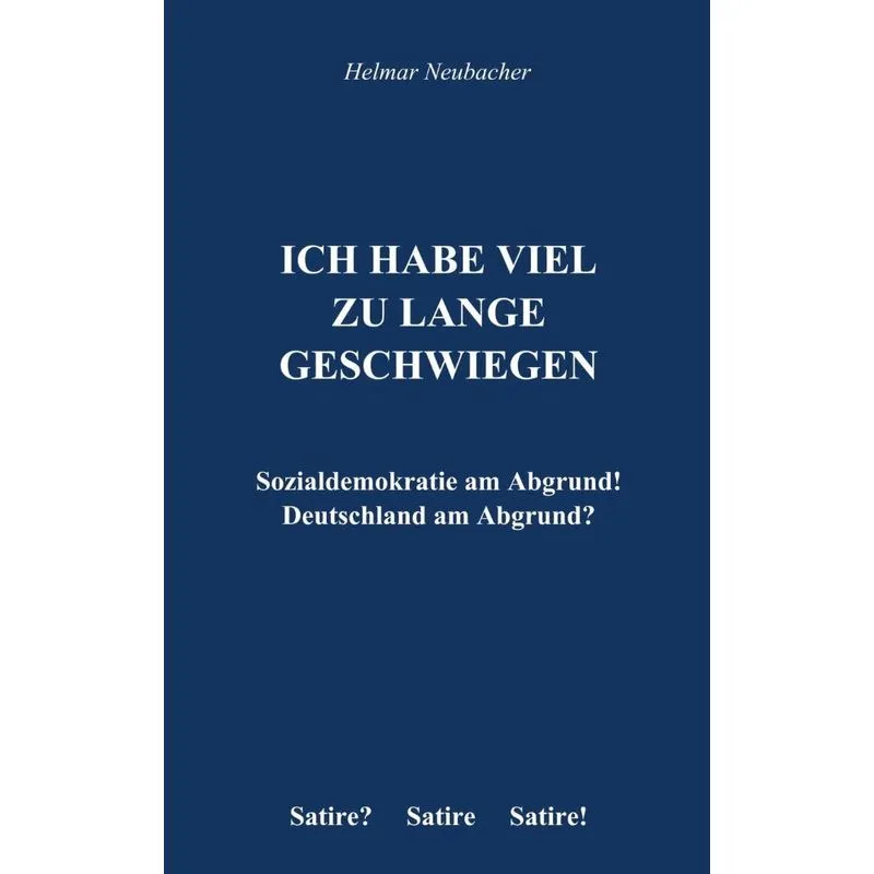 Ich habe viel zu lange geschwiegen