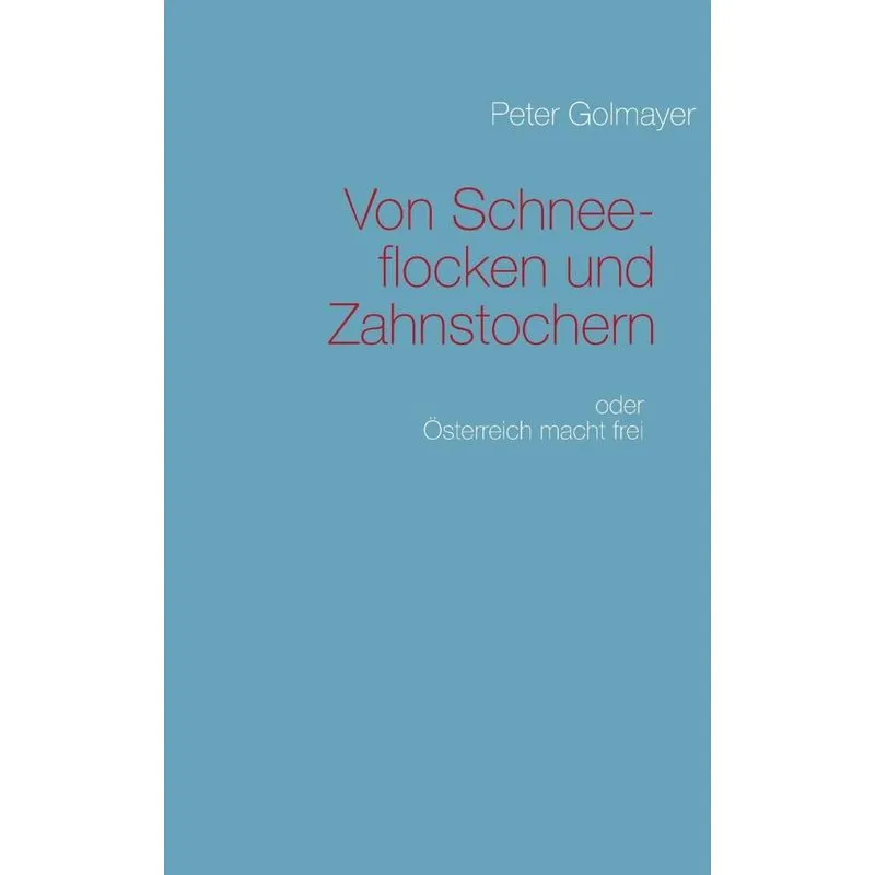 Von Schneeflocken und Zahnstochern