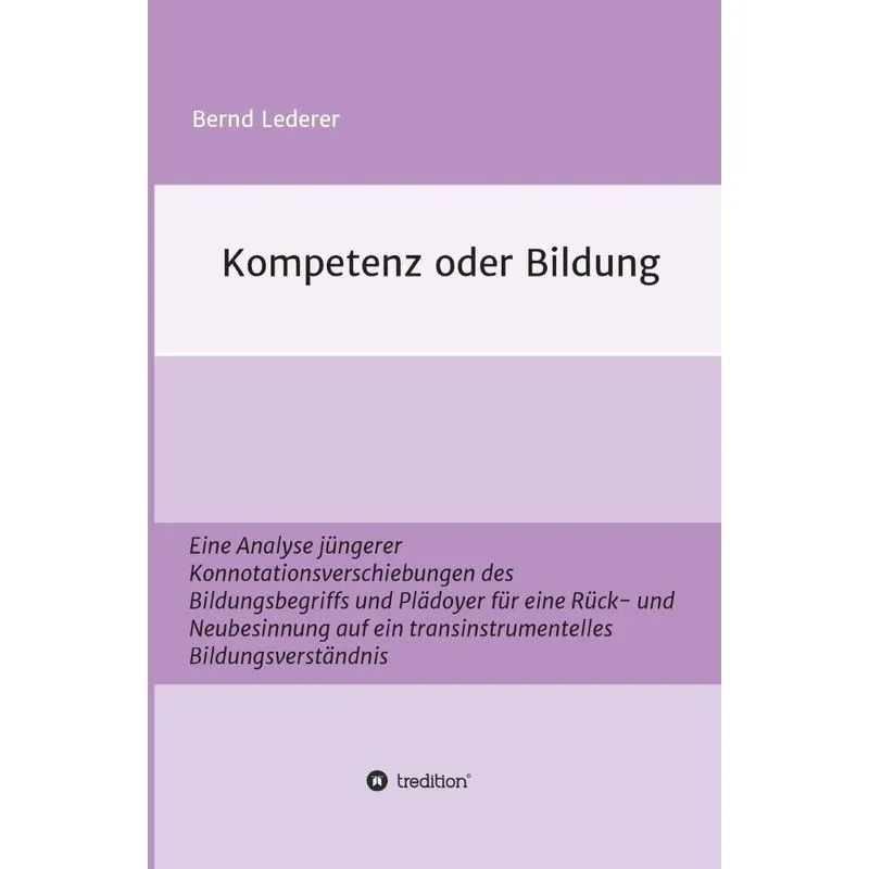 Kompetenz oder Bildung
