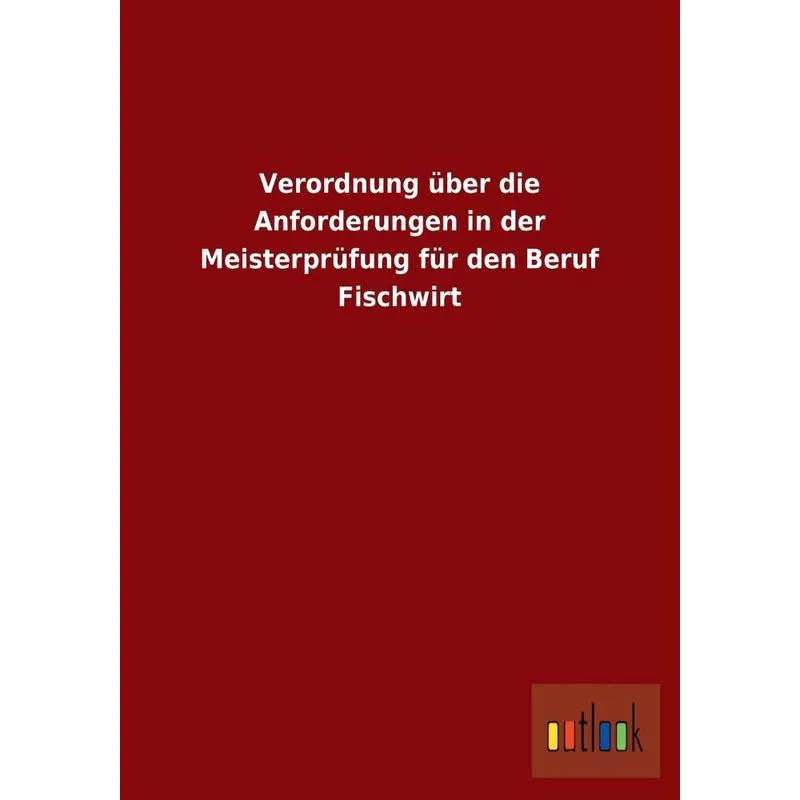 Verordnung Über Die Anforderungen In Der Meisterprüfung Für