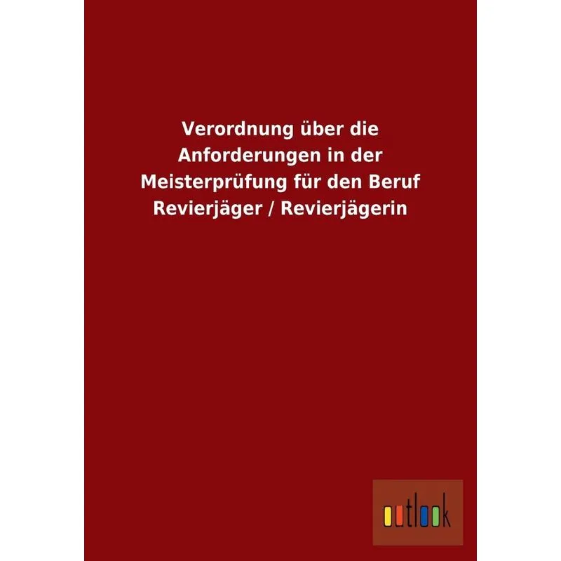 Verordnung Über Die Anforderungen In Der Meisterprüfung Für