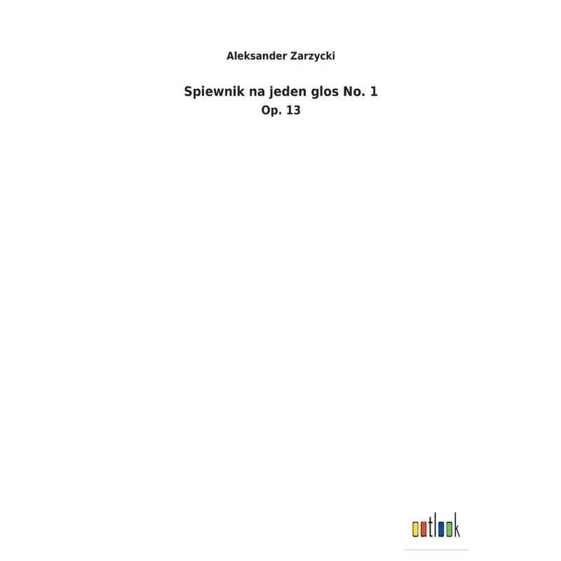 Spiewnik na jeden glos No. 1