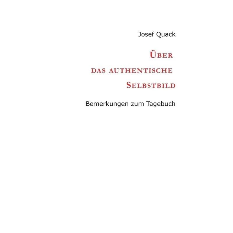 Über das authentische Selbstbild