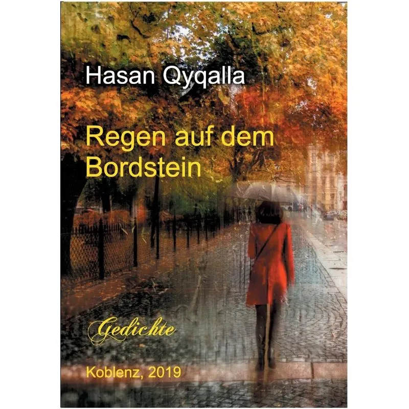Regen auf dem Bordstein