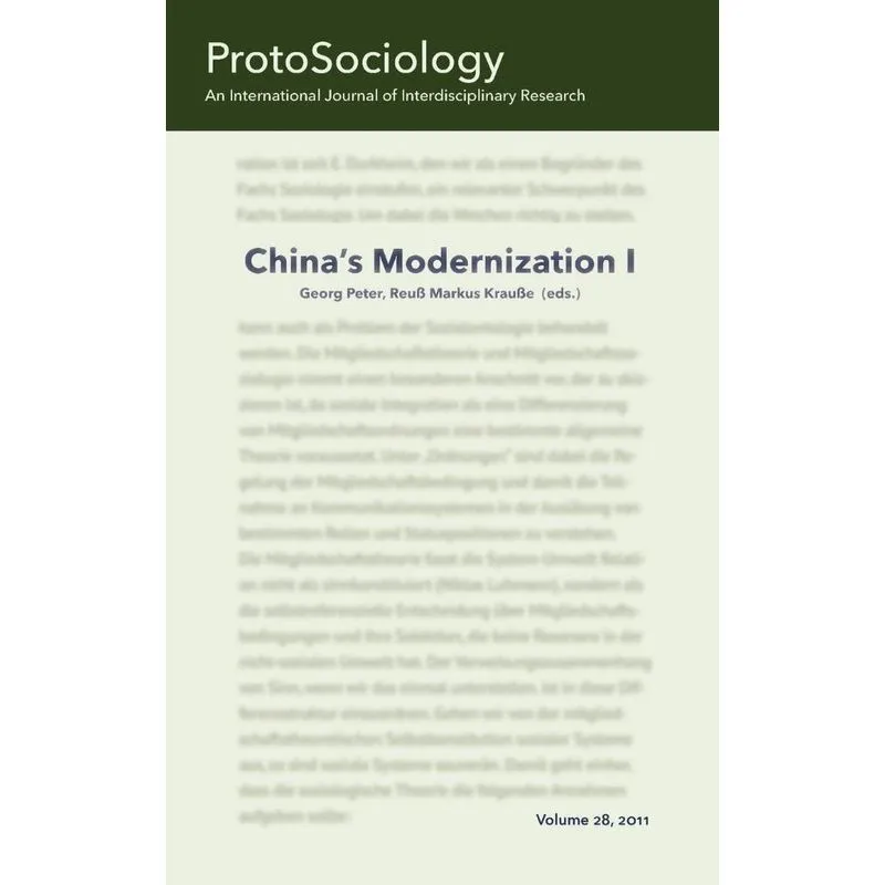 Chinas Modernization I
