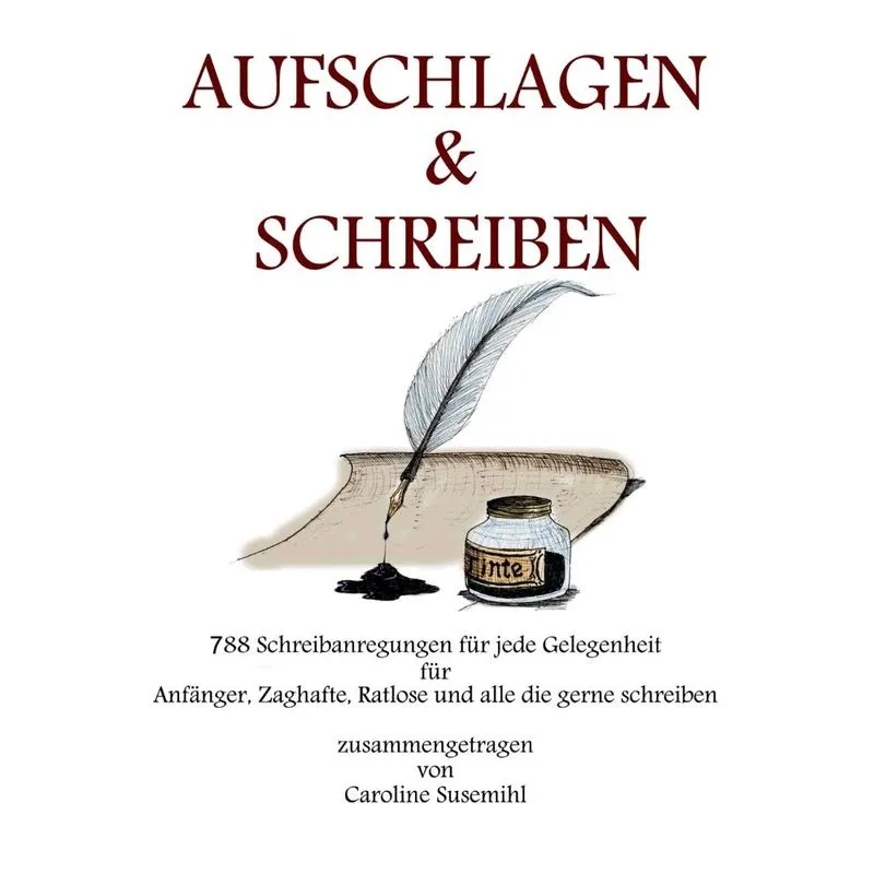Aufschlagen und Schreiben