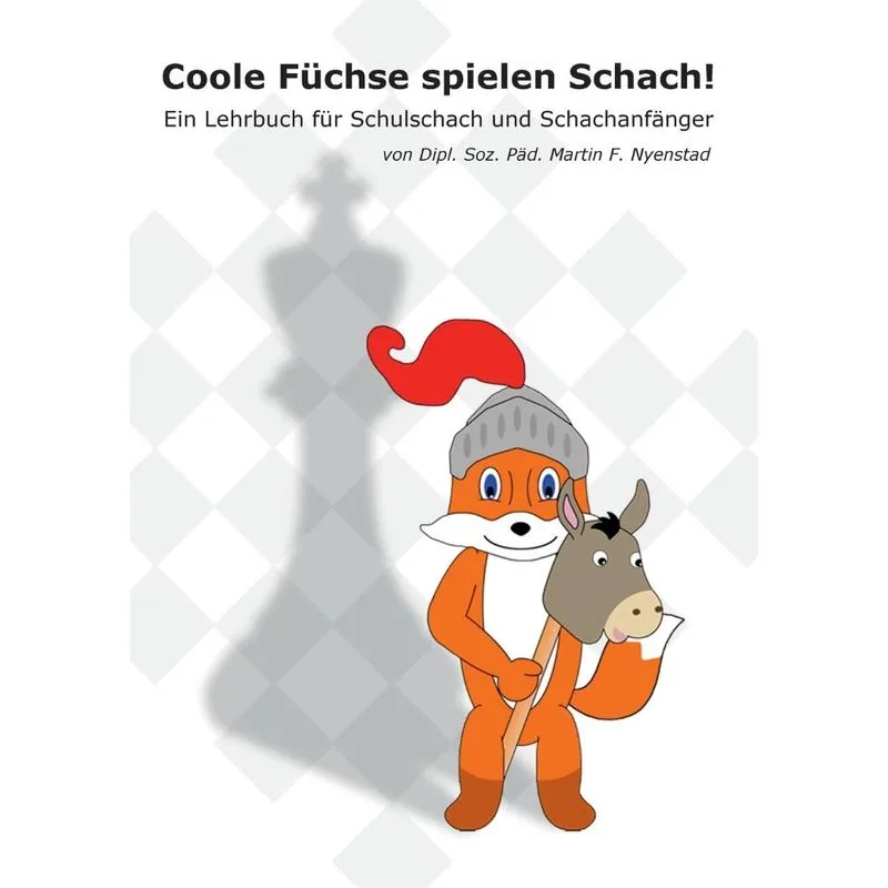 Coole Füchse spielen Schach