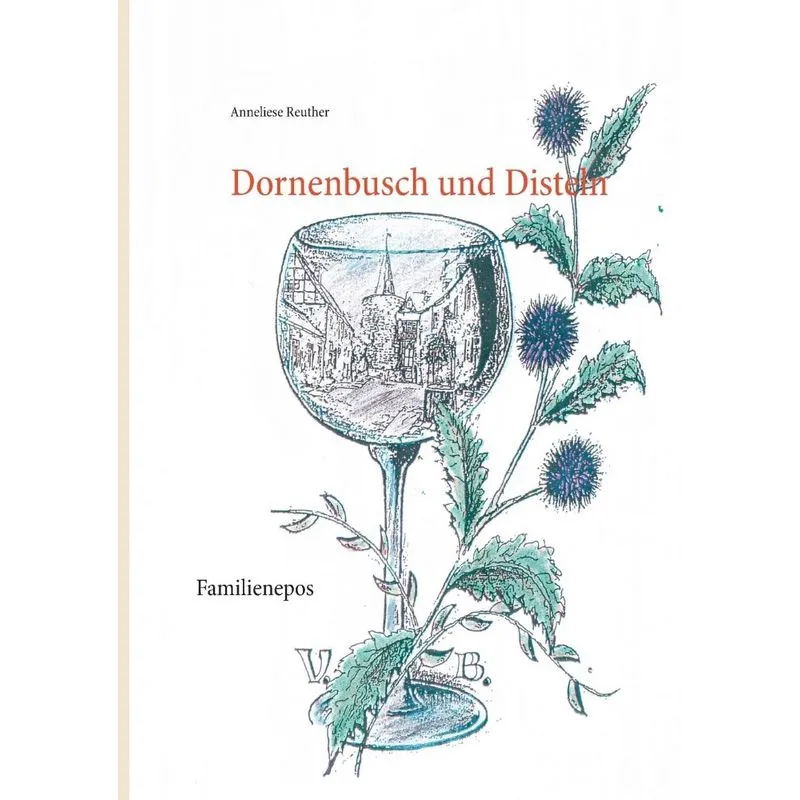 Dornenbusch und Disteln