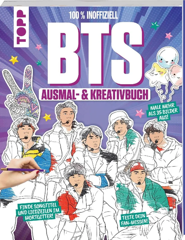 BTS: Das inoffizielle Ausmal- & Kreativbuch