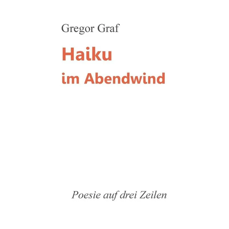 Haiku im Abendwind