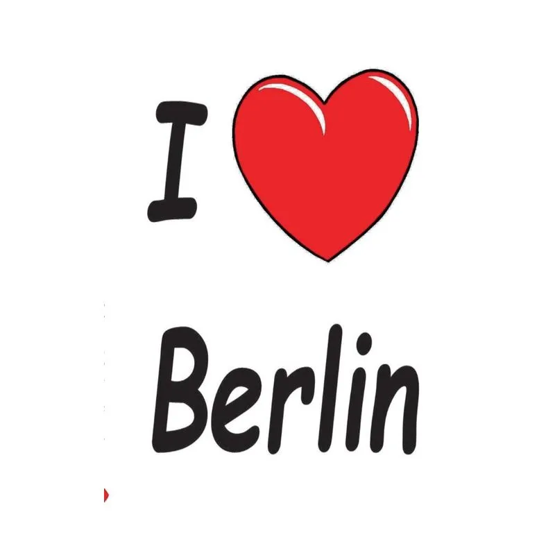 I Love Berlin - Notebook/Notizbuch