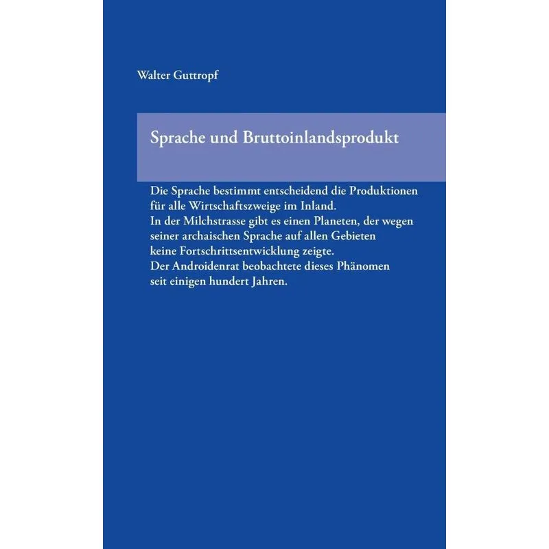Sprache und Bruttoinlandsprodukt