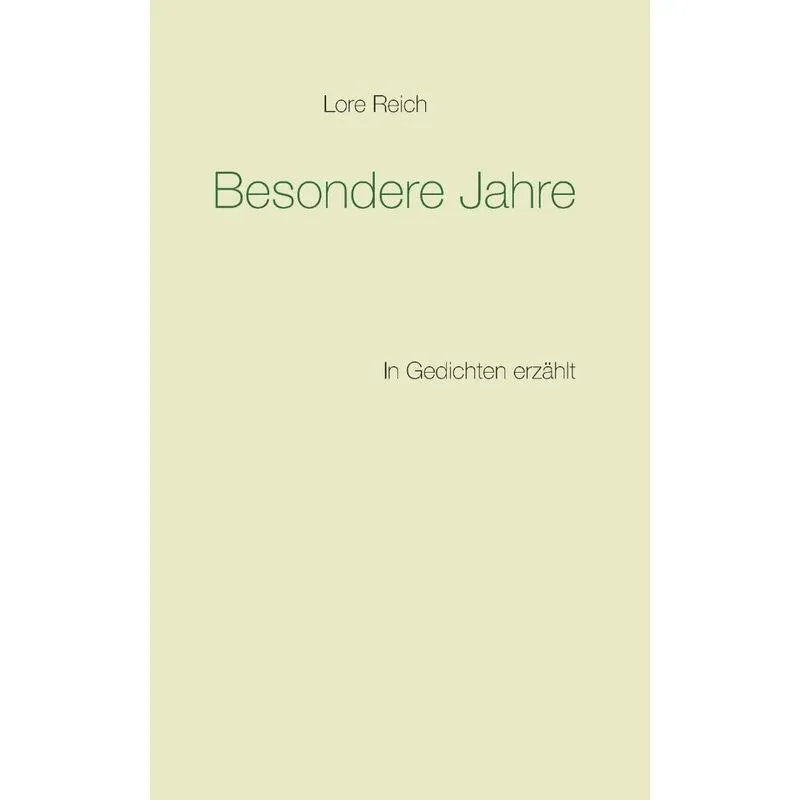 Besondere Jahre