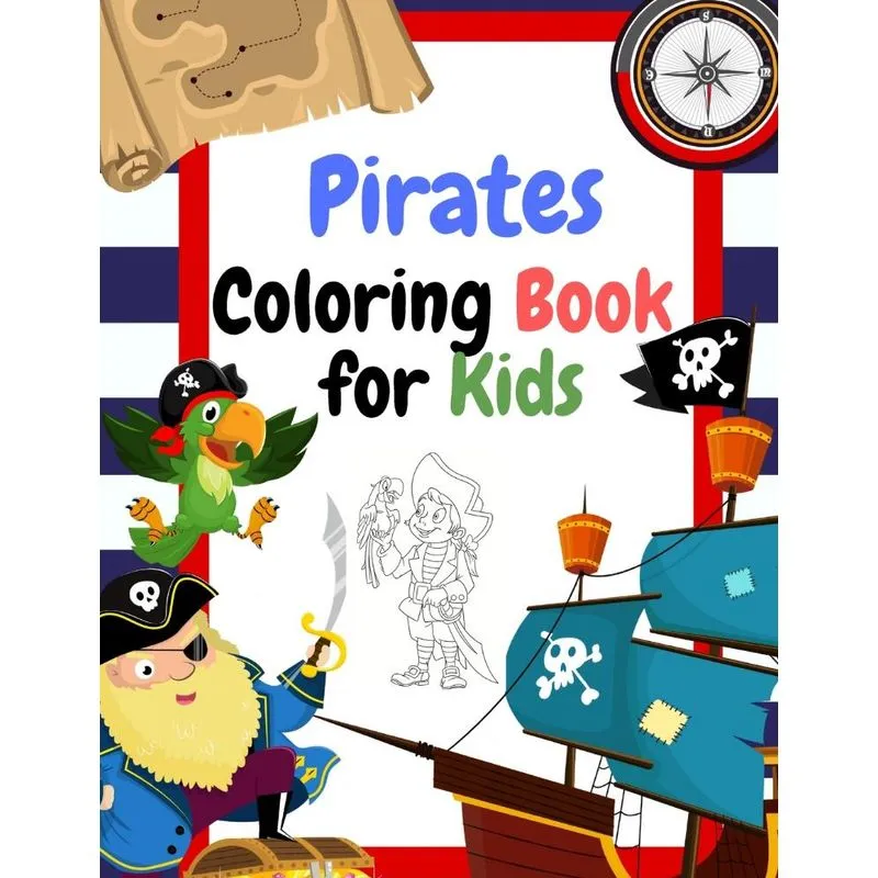 Pirates Coloring Book for Kids