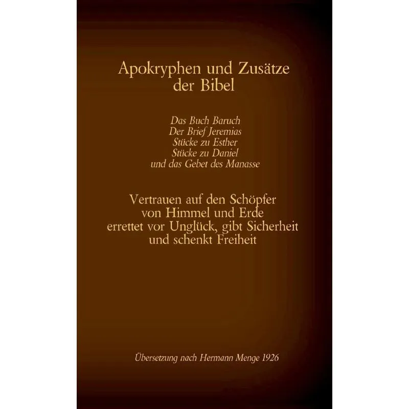 Apokryphen und Zusätze der Bibel