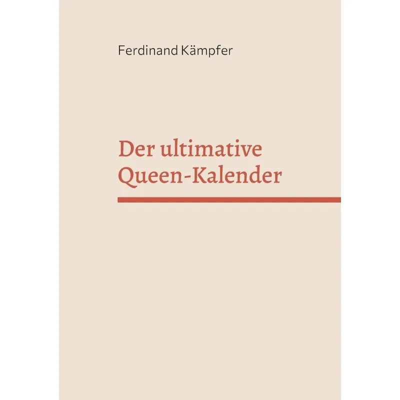 Der Ultimative Queen-kalender