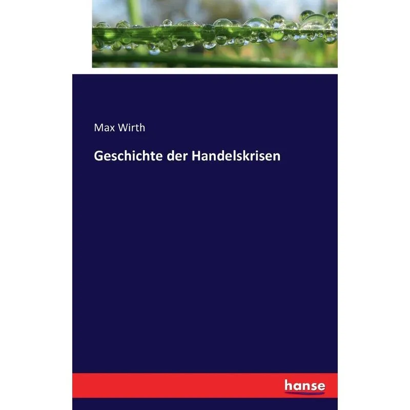Geschichte der Handelskrisen